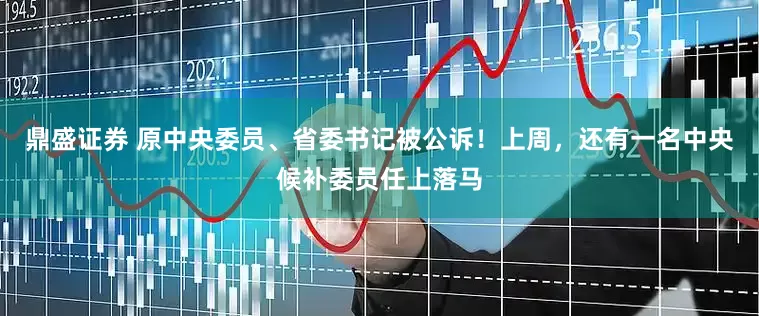 鼎盛证券 原中央委员、省委书记被公诉!上周,还有一名中央候补委员任上落马