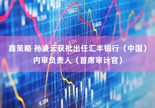 鑫策略 孙凌云获批出任汇丰银行（中国）内审负责人（首席审计官）