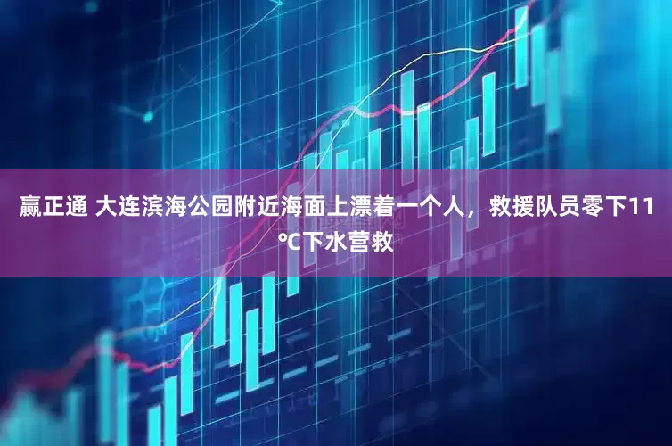 赢正通 大连滨海公园附近海面上漂着一个人，救援队员零下11℃下水营救