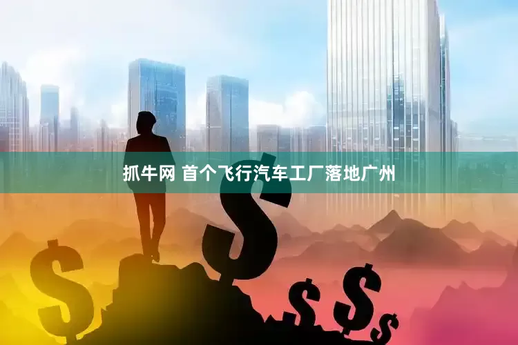 抓牛网 首个飞行汽车工厂落地广州