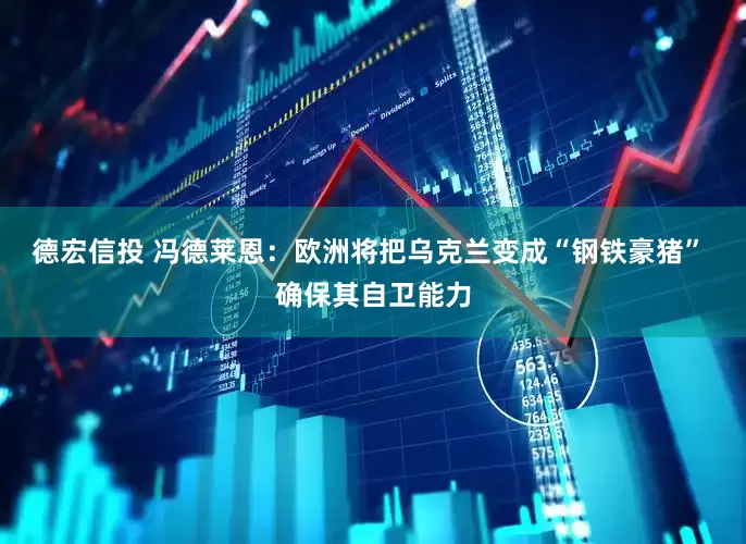 德宏信投 冯德莱恩：欧洲将把乌克兰变成“钢铁豪猪” 确保其自卫能力